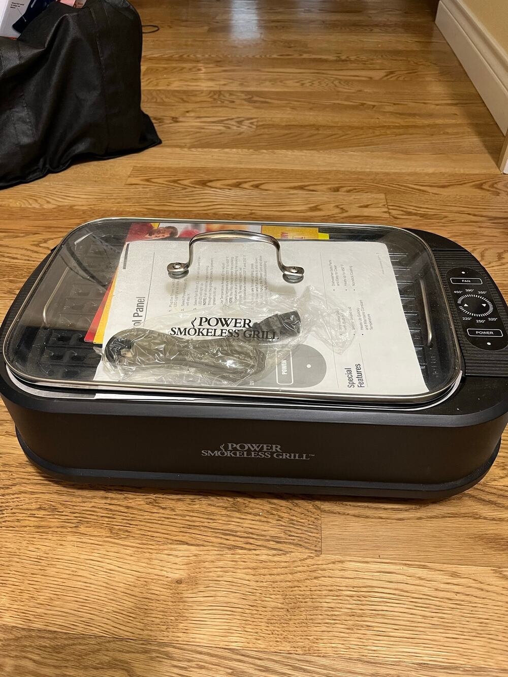 Power Smokeless Grill / griddle PG-1500 New Without Box